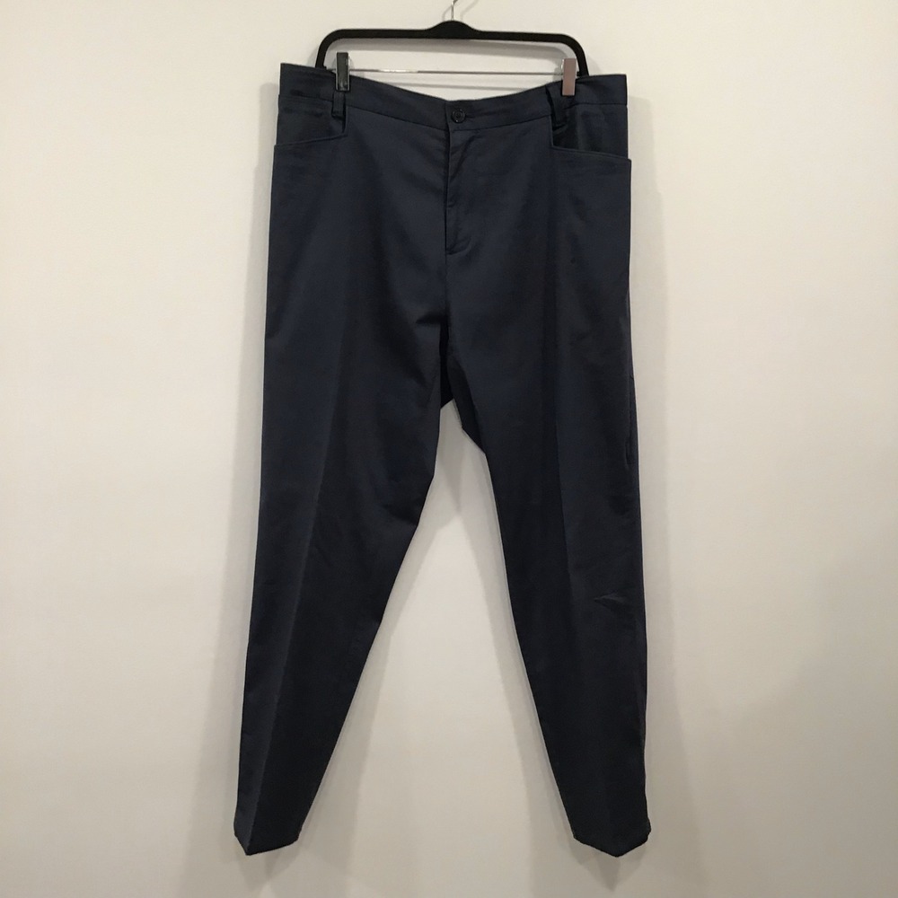 Calvin Klein Dress Pants Men's 36 Navy‎ Blue Slim Fit Business Casual Trousers